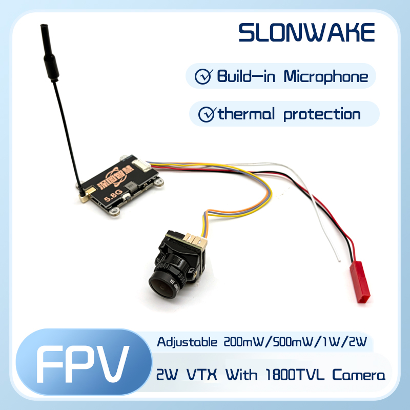SLONWAKE 5.8G 56CH 2W transmit - Fpv Drone Vtx recension och pris