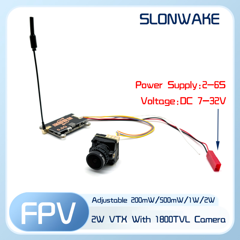 SLONWAKE 5.8G 56CH 2W transmit - Fpv Drone Vtx recension och pris
